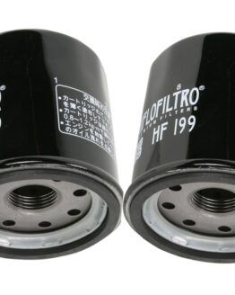 HF199 Oil Filter - Black - 2 Pack