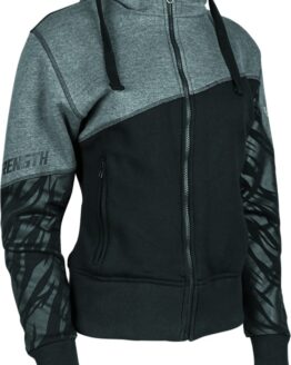 Cat Outa Hell Hoody Grey/Black Womens - Large