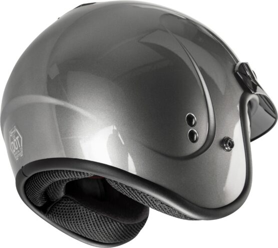 GMAX GM-32 Open-Face Helmet Titanium Small - Image 4