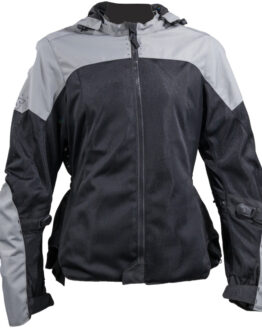 Speed and Strength Starstruck Mesh Jacket Grey/Black Womens Medium