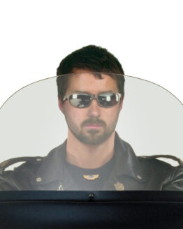 Replacement Windshield 12.75" Smoke