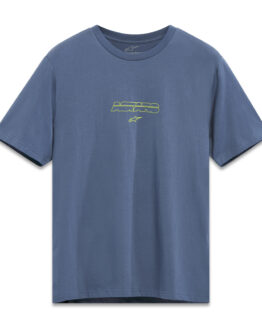 Alpinestars Bold Type Back CSF SS Tee Slate Blue Small