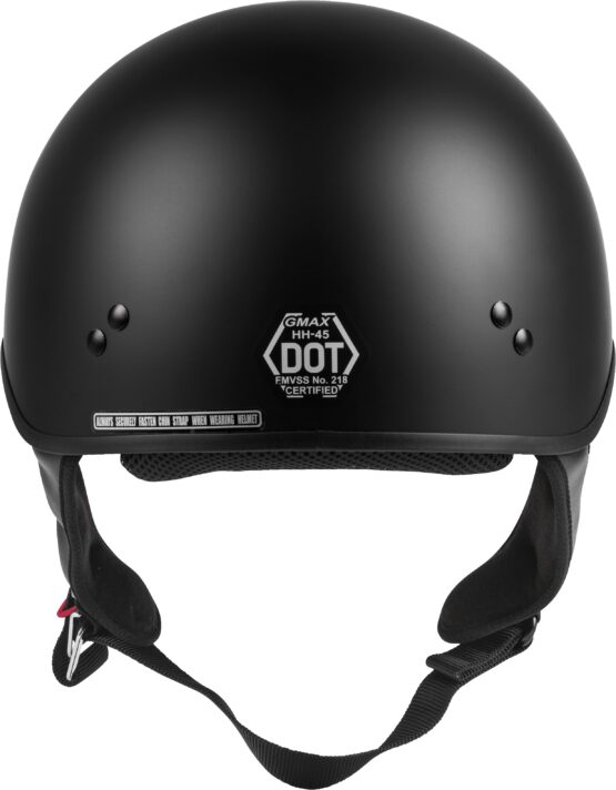 GMAX HH-45 Half Helmet Matte Black Medium - Image 3
