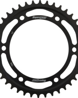 Supersprox Steel Rear Sprocket 42T 530 Black Fits Honda