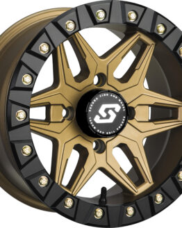 Sedona Split 6 Beadlock Wheel Bronze/Black 14x7 4/156 6+1 Satin Finish