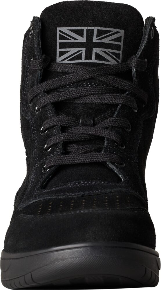 RST HiTop Moto Sneaker CE Boot Black Suede Size 10 - Image 4