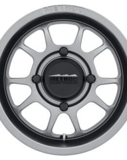 MR409 14x7 4+3/+13mm Offset 4x136 106.25mm CB Steel Grey Wheel