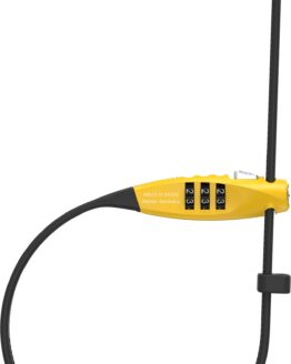 ABUS Travelguard Straplock Yellow Security Cable Lock Universal