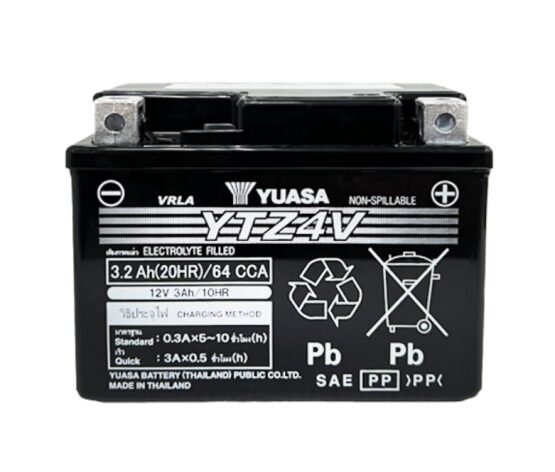 Yuasa YTZ6V AGM Maintenance Free 12V Battery - Image 4