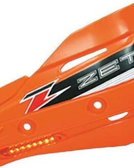 Zeta XC Flasher Orange Handguard Shields For Bar Armor Guards