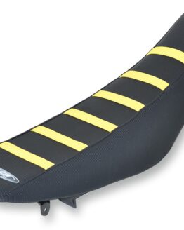 6-Rib Water Resistant Seat Cover Black/Yellow