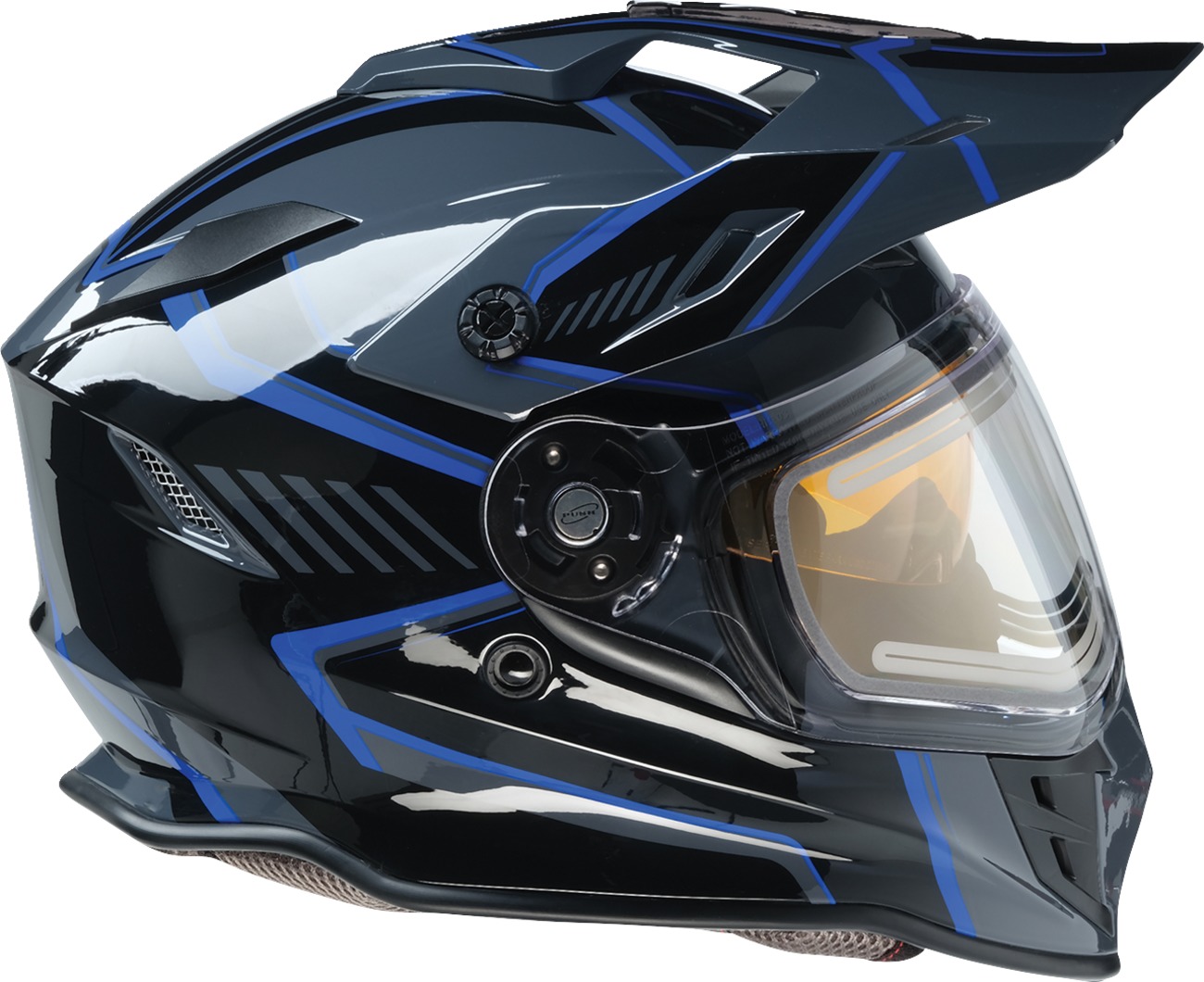 Z1R Range Rotor Snow Electric Helmet - Small, Black/Blue - Image 3