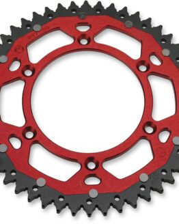 50T Red Dual Metal Rear Sprocket