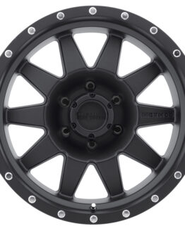 MR301 The Standard 15x7 -6mm Offset 6x5.5 108mm CB Matte Black Wheel