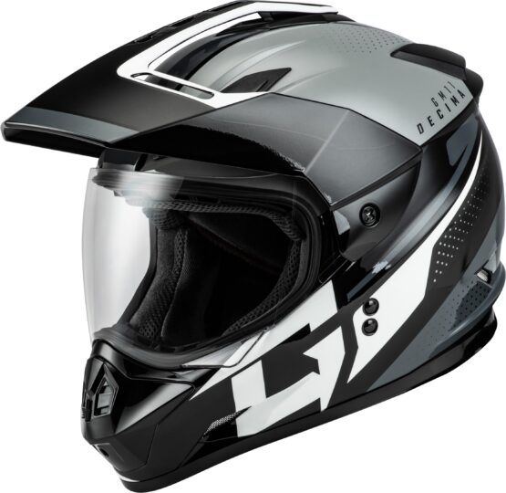 GMAX GM-11 Decima Helmet Black/Grey/White XL