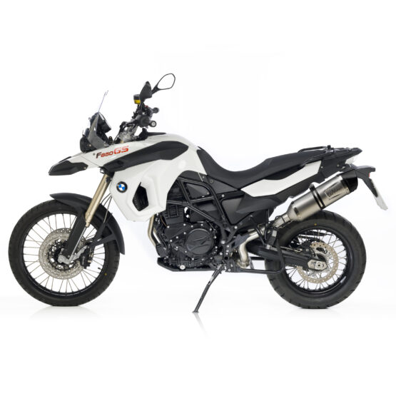 Leo Vince LV One Evo Slip-On Exhaust Stainless Fits 08-16 BMW F650/700/800GS - Image 2