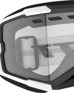 Scott Fury Snow Cross Goggle Black/White Clear Lens