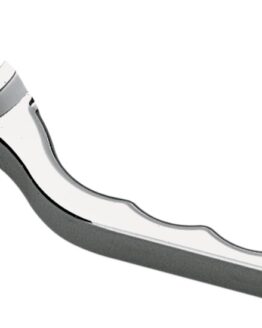 Grooved Billet Aluminum Hydraulic Brake Lever Chrome