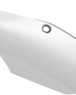 Side Panel/Number Plates - White