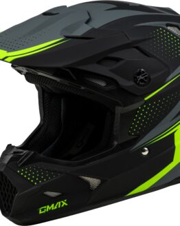 GMAX MX-96 502 Helmet Matte Grey/Hi-Viz 2X-Large Offroad