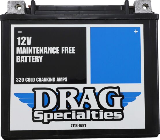 Drag Specialties AGM Battery 12V 18Ah 320CCA Replaces YTX20HL-BS - Image 3