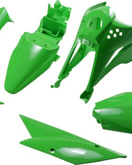 UFO Complete Plastic Kit Green Fits Kawasaki KLX110