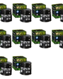 HF740 Oil Filter - Black - 10 Pack