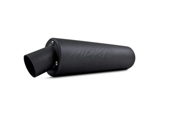MBRP Universal Utility Muffler Black 1.25in Inlet 3.5in Body