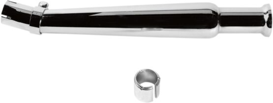 Emgo Universal Upswept Bell End Megaphone Left Side Exhaust Muffler - Image 2