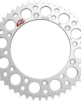 Rear Sprocket Grooved - Silver 520-50 Teeth