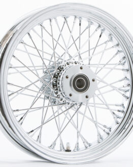 HardDrive Front 60 Spoke Chrome Wheel 16x3.5 Wide Hub 3/4" Axle