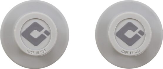 ODI DirtControl II Slip-On Grips Gray Pair Universal 7/8" Bars - Image 2
