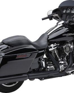 Cobra Gen 2 Neighbor Haters Slip-Ons Black/Black 4" Fits FLH/FLT 17-22