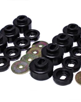 Body Mount Set Black Fits 07-10 Chevy K2500/3500HD