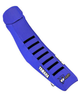 D'Cor Blue Seat Cover w/Black Ribs Fits 18-19 Yamaha YZ450F YZ250F