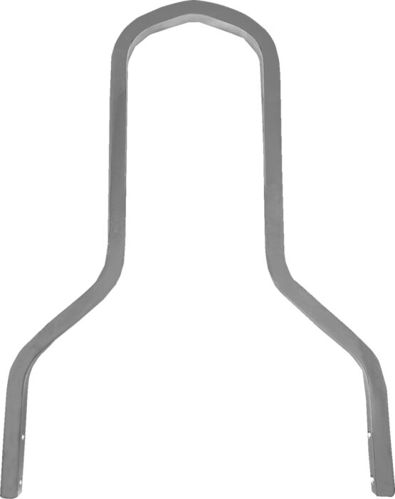Drag Specialties Square Sissy Bar Chrome 11in x 11in For Harley-Davidson