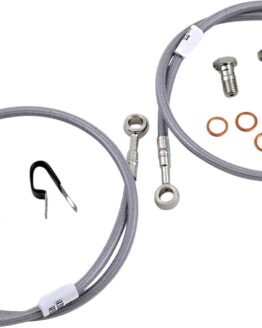 Stainless Steel Front Brake Line Kit - 2 Lines