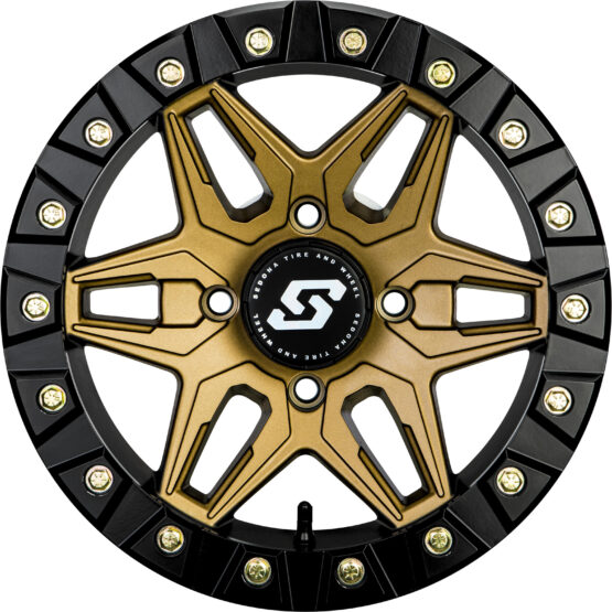 Sedona Split 6 Beadlock Wheel Bronze/Black 14x7 4/156 6+1 Satin Finish - Image 2