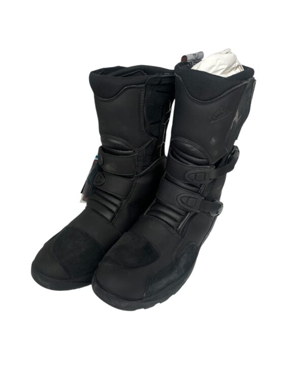 Black Trailblazer Adventure Motorcycle Boot Size 12