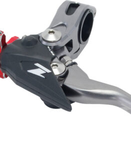 ZETA Pivot Perch Forged Clutch Lever 3-Finger Titanium/Red