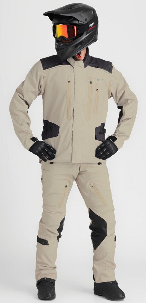 THOR Range Pants Men's Black/Sand Size 44 Over-Boot - Image 3