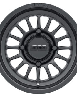 MR411 Bead Grip 14x7 / 4+3/13mm Offset / 4x156 / 132mm CB Matte Black Wheel
