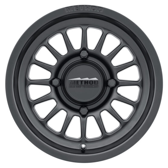 MR411 Bead Grip 14x7 / 4+3/13mm Offset / 4x156 / 132mm CB Matte Black Wheel