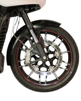 Klock Werks Hugger Front Fender 16/19 in Steel For Indian Challenger