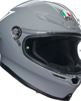 AGV K6 S Solid Full Face Helmet Gloss Nardo Gray Large