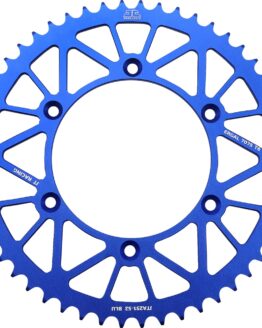 Blue Aluminum Rear Sprocket - 52 Teeth 520 Pitch