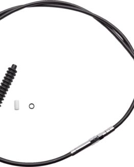 Drag Specialties High-Efficiency Black Vinyl Clutch Cable For Harley-Davidson