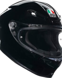 AGV K6 S Solid Full Face Helmet Gloss Black XS