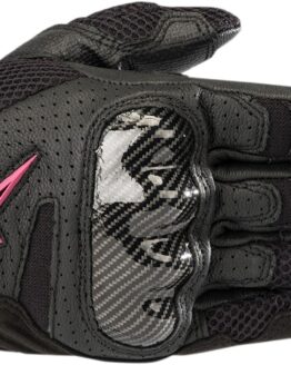 Women's SMX1 Air V2 Street Riding Gloves Black/Fuchsia Large