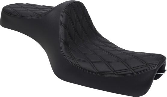 Drag Specialties Predator III Seat Double Diamond Black For XL Sportster 04-22